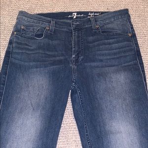 7 forall Mankind High Waisted Ankle Gwenevere Jean